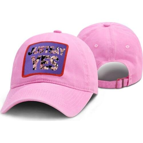 Pink Baseball Caps Woman Adjustable Casual Dad Hat Man Autumn Snapback Gorras Soild Color Baseball Hats Male Fashion Design Hats