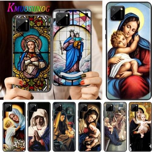 Virgin Mary Christian Silicone Cover For Realme V15 X50 X7 X3 Superzoom Q2 C11 C3 7i 6i 6s 6 Global Pro 5G Phone Case
