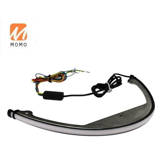 Amber LED Rear Turn Signal Fender Light Bar Kit For Boulevard M109R M90 Motorcycle