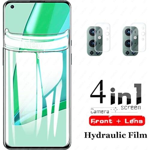 Hydrogel Film on for Oneplus 9 Pro 8t Nord N10 N100 8 9 Pro 1+ 9 Screen Protector on One Plus 9 Soft Lens Glass Oneplus9pro
