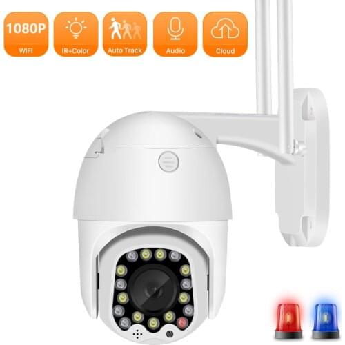 1080P PTZ Wifi Camera 4x Zoom Auto Tracking Cloud CCTV Security Camera Two Way Audio Wireless Outdoor IP Camera surveillance