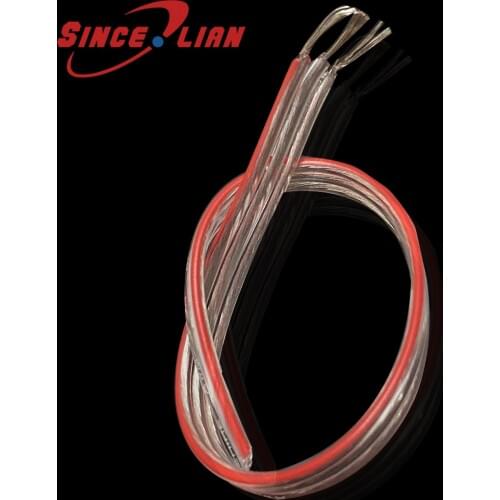 Copper tinned anti-oxidation transparent flower wire waterproof 3-core parallel wire dining chandelier wire LED lamp cap wire