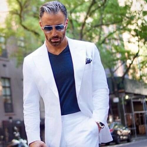 Men Suits Men 2 Piece Slim Fit Shawl Collar Casual Style Daily Work Wear Suits Business Mens suits (Blazer+Pants) for Wedding