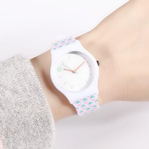 2021 New Fashion Waterproof Candy Color Lovely Wrist Watch Korean Silicone Jelly children sports watches for girls hot gift