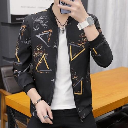 New 2021 Jacket Men Fashion Casual Loose Mens Jacket Sportswear Bomber Jacket Mens Jackets and Coats Plus Size M- 3XL XXXL