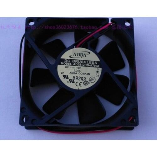 NEW ADDA 8025 8CM AD0812HB-A70GL 12V 0.25A cooling fan