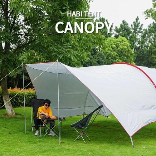 Outdoor Sky Tent Camping Picnic Barbecue Garden Multi Person Living Room Awning Large Rainproof Sun Proof Beach Sunshade Cabana