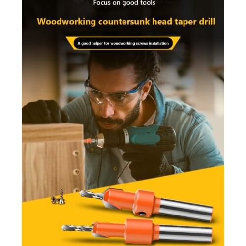 QIYE Woodworking Countersink Router Bit 8mm Shank HSS Screw Extractor Remon Demolition for Wood Milling Cutter