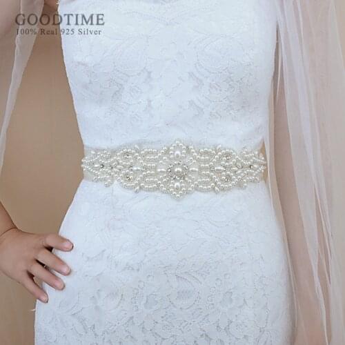 Trendy New Women Belt Pearl Thin Beaded Bridal Belts Flower Banquet Clothing Belt Accessories Gift For Party Dress Up