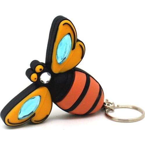 Cartoon butterfly Lovely Animal Memoria Stick USB Flash Drive 4GB 8GB 16GB 32GB Pendrive 64GB 128GB Pen Drive Cute Moth cle disk