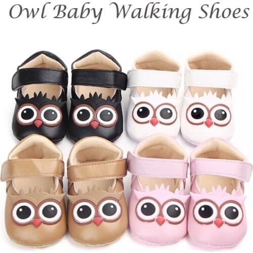 2020 Spring and autumn 0-1 year old owl princess Baby Shoes Soft Sole Baby Girl Shoes Casual Baby Girl Shoes