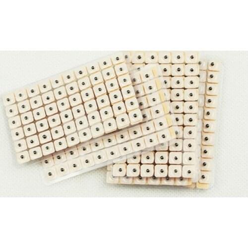 600Pcs Magnetic Beads Therapy Auricular Ear Acupuncture Therapy Ear Vaccaria Seeds Stickers Weight Loss Slim Tool