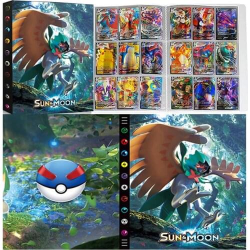 9 Pocket Album Pokemon 432 Card Book Collection Holder Cartoon Playing Game Pokémon Folder Binder Map Book Loaded List Toy Gift