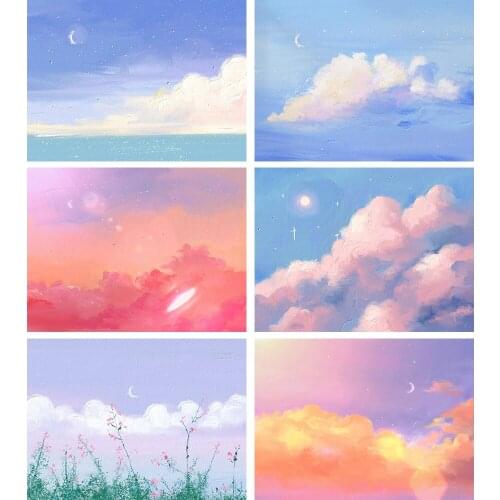 5D Diamond Painting New Full Diamond Hand-painted Sky Landscape Exquisite Artist Home Decoration Painting Can Be Customized DIY