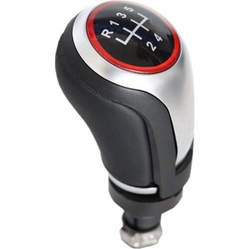 Car 5 Speed Shift Knob Gear Knob Gear Shift Head for Golf 5/6 MK5/6 ATVW-019-5