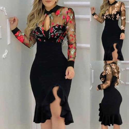 Bzoosio Long Sleeve Summer Dresses
