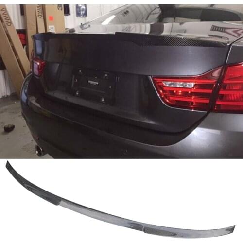 Black Carbon Fiber Rear Trunk Spoiler Wing Boot For BMW F32 F33