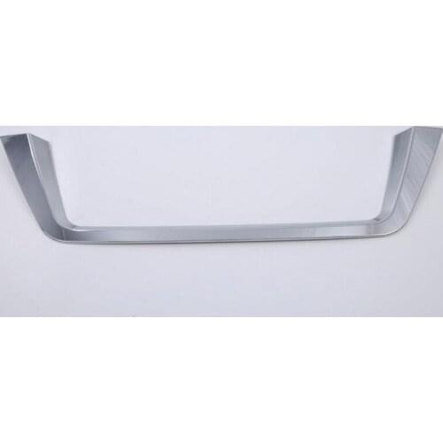 For Nissan Terra 2018 1PCS ABS Chrome Car Rear License Plate Frame Cover Trim Stickers Car Styling Auto Accessories