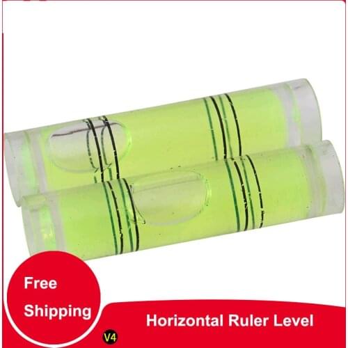 Horizontal Ruler Level Balance Mark Horizontal Bubble Leveling Instrument Leveling Bead 9.5*40MM Double Line