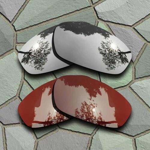 Chrome&Bronze Brown Sunglasses Polarized Replacement Lenses for Oakley Blender