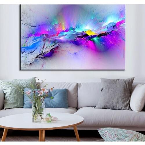 Personality Creative Color Home Decorative Canvas Painting High-definition Oil Painting Frameless Core Living Room Wall Art