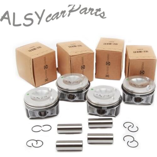 For Audi A3 A4 A5 Q5 TT VW Passat CC Tiguan Skoda Seat 2.0T Oversize Pistons & Pistons Rings Set 82.51+0.5MM 21MM 06H 107 065 AM