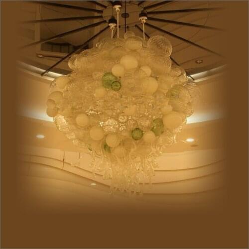 Tiffany Style Murano Glass Chandeliers Customized Colored for Wedding Decor