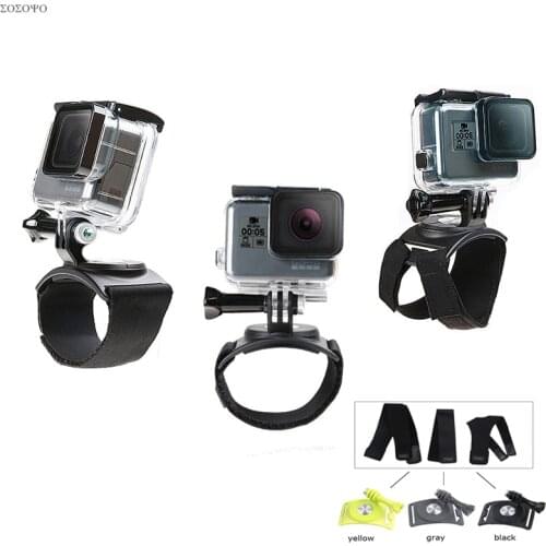 3 in1 Wrist Band Multifunction 360 Degree Rotate Wrist Bandage Arm Mount Hand Strap For Gopro Hero 7 6 5 4 Camera Accessories