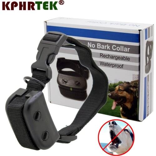 Rechargeable And Waterproof No Bark Training Collar Terminator Shock Adjustable Sensitivity H-166