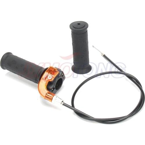 Twist Throttle Accelerator Grip + Cable For 47cc 49cc Mini Dirt Bike Quad
