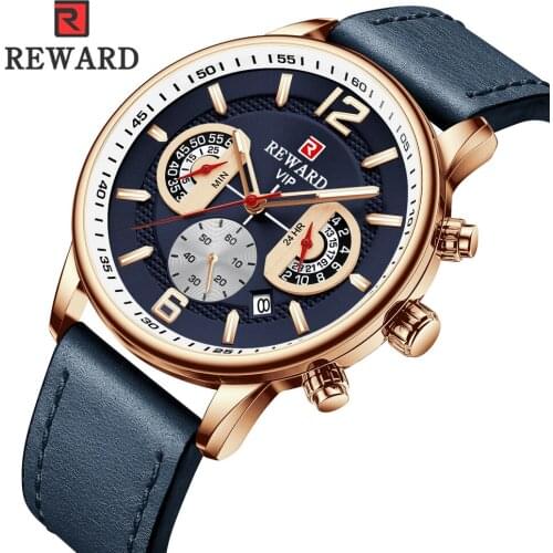 Rapper Martton Men's Watch With Leather Strap