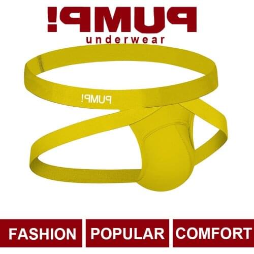 Soft Cotton Gay Men Sexy Underwear Thong Men Jockstrap Popular Mens Thongs And G Strings Gay Thongs Lingerie