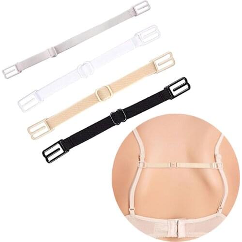 Women Non Slip Elastic Bra Strap Holder Adjustable Band Buckle Racer Back Clip