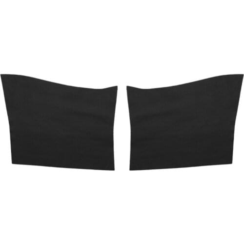 U90C 2 Pcs Scuff Plates Interior B-Pillar Protection Cover Scratch Resistant Model 3 Matte Black Styling Covers Accessories