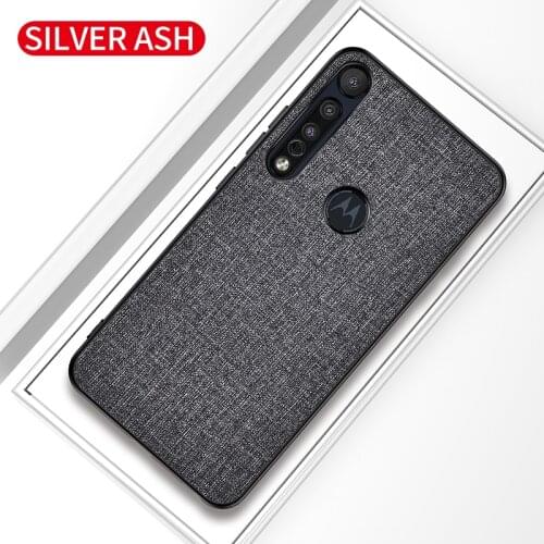 For Motorola Moto G8 Play Case Luxury Skin Soft Silicone edge fabric back cover protective case for Moto One macro phone shell