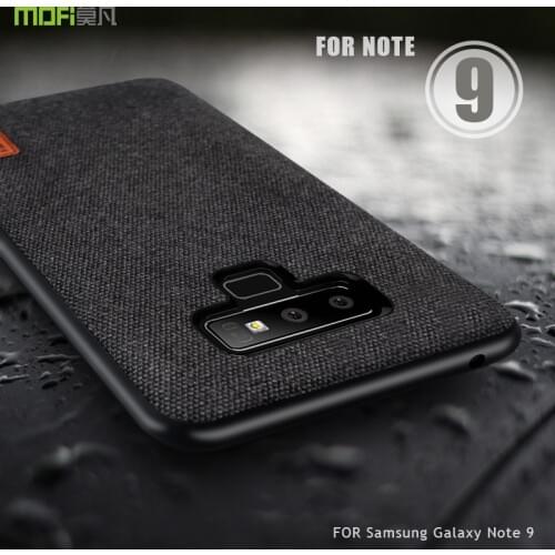 For Samsung Galaxy Note 9 Case Cover MOFI Galaxy Note 9 Back Cover Case For Samsung Note 9 Silicone edge Full Cover Fabric Case