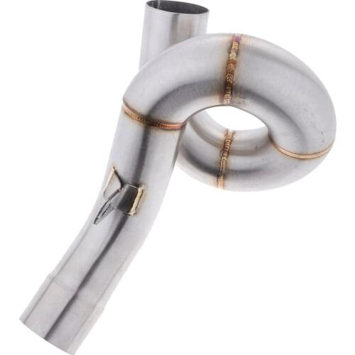 51mm Slip-on Exhaust Muffler Middle Pipe For Kawasaki Ninja ZX6R 636