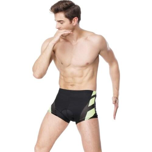 ILPALADINO Mens Cycling Underwear 1/3 Bicycle Mountain MTB Shorts Riding Bike Sport Underwear Compression Tights Shorts