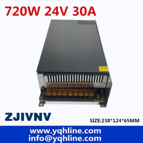 720W 24V 30A Switching Power Supply DC 24V Voltage Transformer for Led Strip LED light display billboard industrial equipment