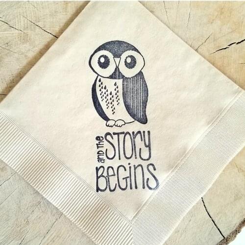 Custom Best Day Ever Wedding Napkins Engagement Party Baby shower Baptism Custom Bar Napkins | Time and date ,Friendship