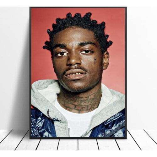 Kodak Black Face Tattoo Silk Fabric Poster And Print Wall Art Picture Painting Home Decor
