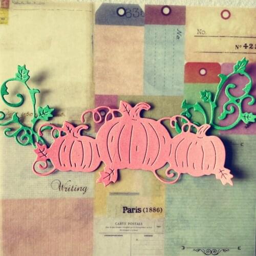 Fall season pumpkin scrapbook die Metal Cutting Dies DIY Scrapbook Paper Cards Embossing Craft Die Cut handmade craft