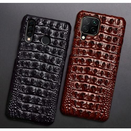 Leather Phone Case For Huawei Honor 30 30S X10 20 20i 10 10i 9 8 Lite 9X 8X Max 7X 7A V30 Pro V20 V10 Cases Crocodile Back Cover