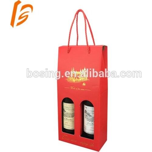 Hot sales take away market display box for wine
