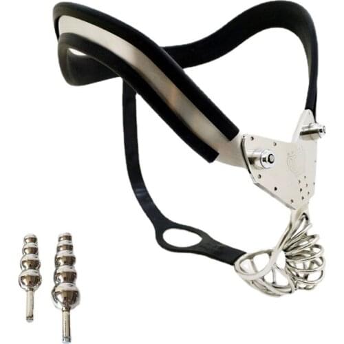 Stainless Steel Male T Chastity Belt Hollow Cage Arc Summer Chastity Device Men New Metal T-type Chastity Belt Bird Lock BDSM