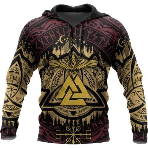 PLstar Cosmos 3DPrint Newest Viking Tattoo Funny Unique Men/Women Premium Harajuku Casual Streetwear Hoodies/Zip/Sweatshirt T-17