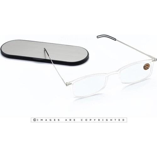 Blue light proof reading glasses for men portable ultrathin radiation proof glasses for women +2.00