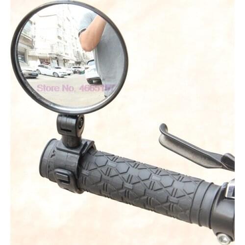 By DHL 200pcs Bicycle Mirror Universal Handlebar Rearview Mirror 360 degree Rotate for Bike Bicycle Cycling Accessories