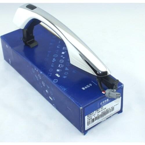 DOOR HANDLE OUTSIDE FRONT RIGHT CHROME GENUINE FOR HYUNDAI SANTA FE 13-18 826512W710 826612W710