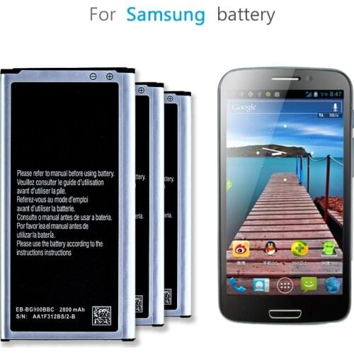 For Samsung Replacement Battery For Galaxy S5 NEO G903F G903W Genuine Phone Battery EB-BG903BBE EB-BG900BBC S 5 2800mAh Bateria